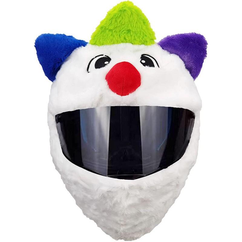 Fleece Motorcycle Balaclava Hood Men Women Windproof Warm Face Cover With Cartoon Animal Design