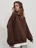 Autumn/Winter 2025 Stylish Versatile Solid Color Thick Round Neck Sweatshirt