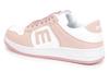 moz U Combination White and Size Women's Low-Top Sneakers, Colors, Pink, 24.5cm