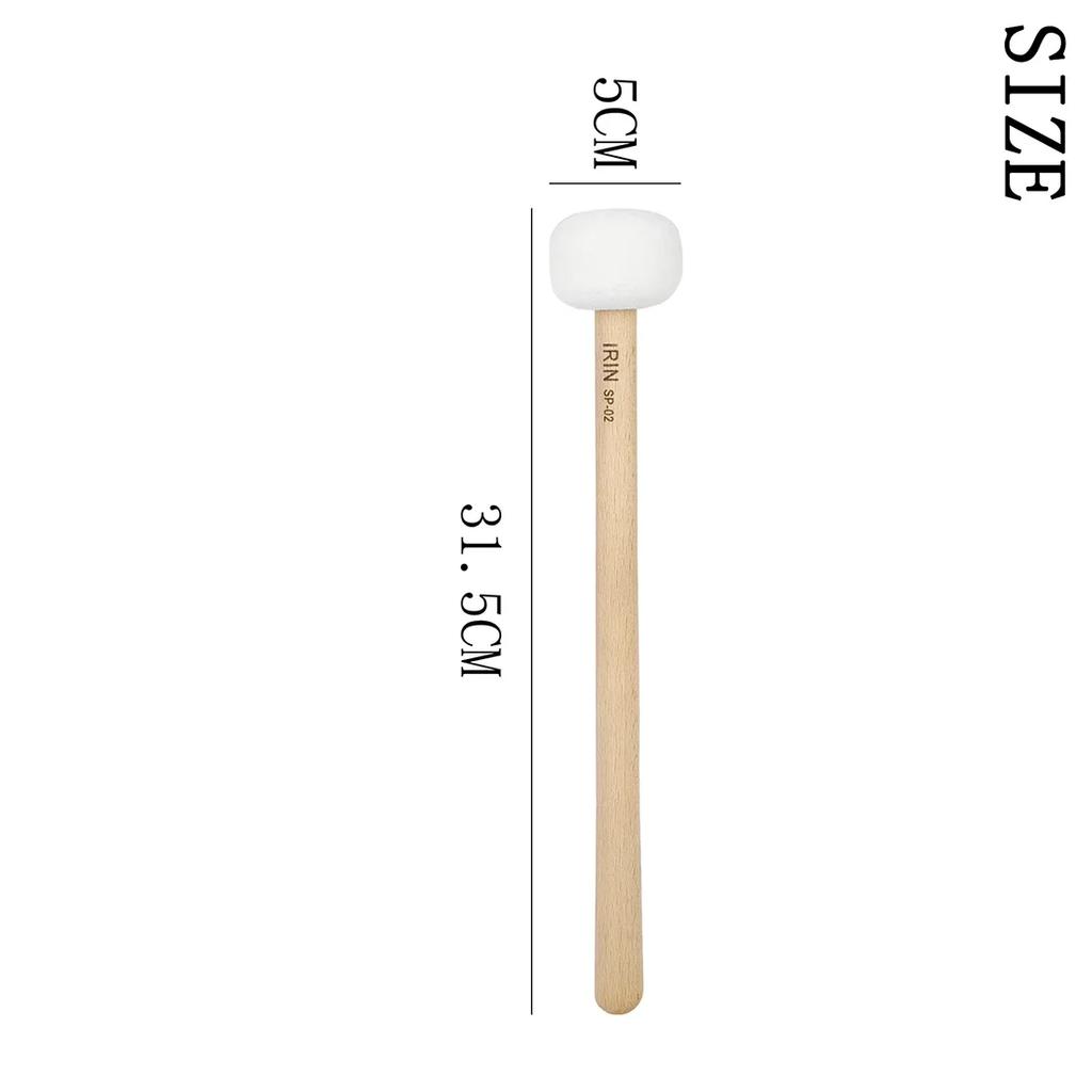 SLADE Drumsticks Steel Tongue Drum Sticks Marimba Wooden Piano Mallet Wool Head Beech Wood Material Percussion Parts Accessories