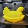 Chicken Sponge Holder for Kitchen Sink 3D Printed Hen Shaped Sponge Caddy Sink Organizer with Draining Hole for Bathroom Kitchen