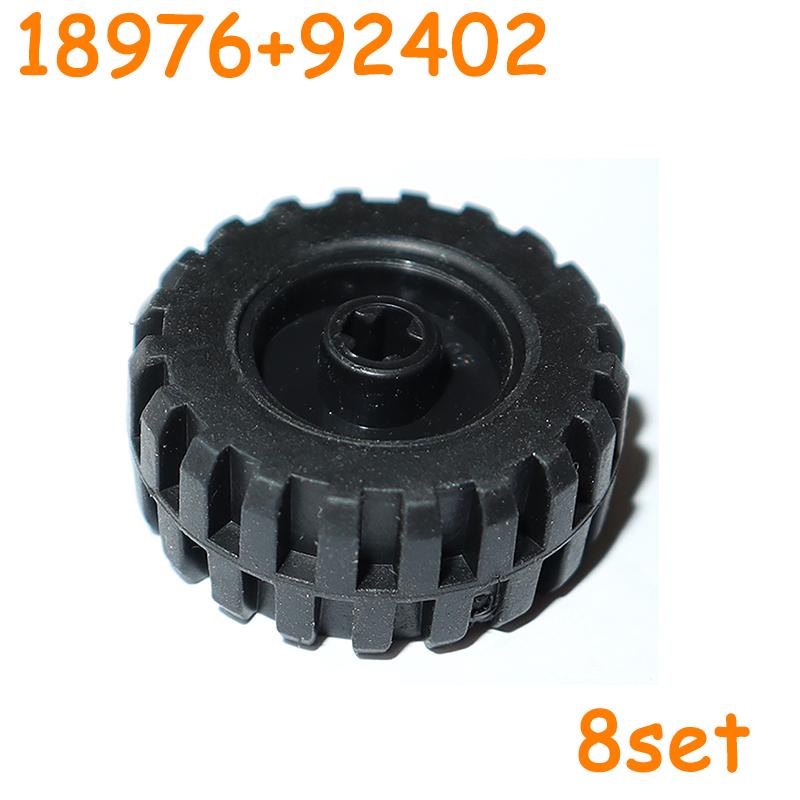 30285 18976 55982 55981 89201 92402 58090 35578 56891 Reifen Räder Auto LKW Nabe Technische Bausteine MOC Motorrad Konstruktionssteine