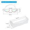 PATIKIL Unisex Polarized Swim Pool Swimming Sun for and with Storage Goggles, Anti-Fog Goggles, Protection, Men, Women, Adults, Teenagers, Box,