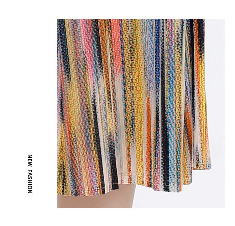 Sommer 2025 Koreanischer Stil Camouflage Rüschenkleid - Halbhoher Kragen, Schlankmachend, Kurze Ärmel