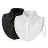 Fake Collar for Women Handmade Beads Floral Embriodery Removable Half Shirt Detachable Collars False Collars Clothing Fuax Cols