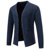 Autumn Men'S Single-Breasted Cardigan Sweater Trendy Casual Loose Solid Color Knitted Sweater Top