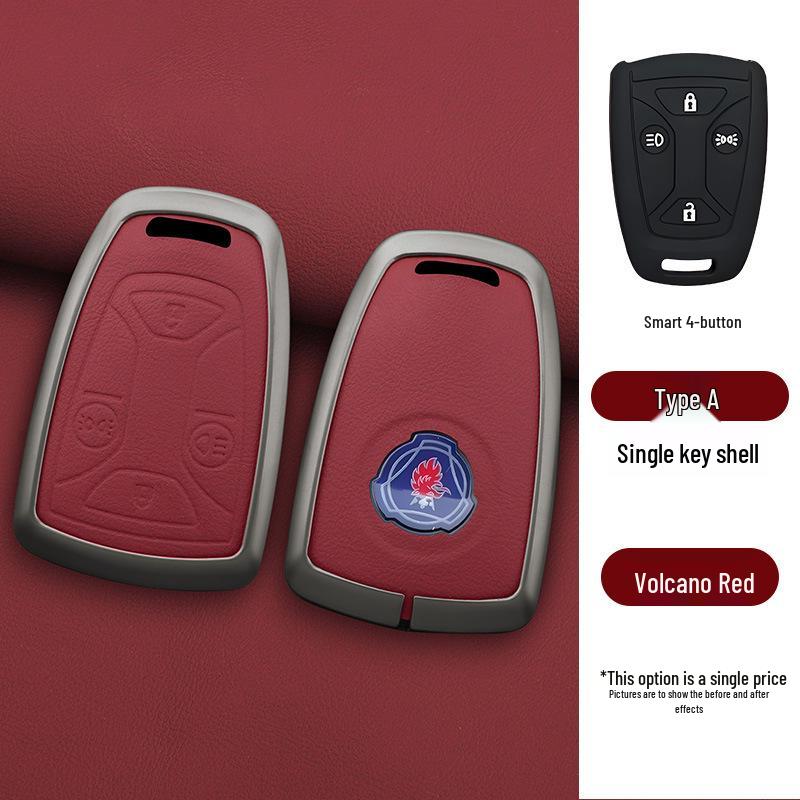 Scania Heavy Duty Truck Tractor Key Cover for R, G, P, S Series - Metal Shell Buckle Remote Control
