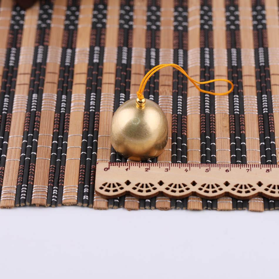 28mm Retro Kupfer Jingle Bell Windspiel Hut: Weihnachtsanhänger Ornament Geschenk