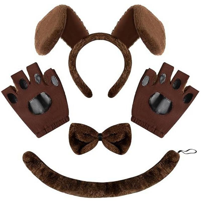 Child Animal Costume Accessories, Elephant Lion Monkey Dog Cats Costume Set for Kid Boy Girl Cosplay Christmas Halloween