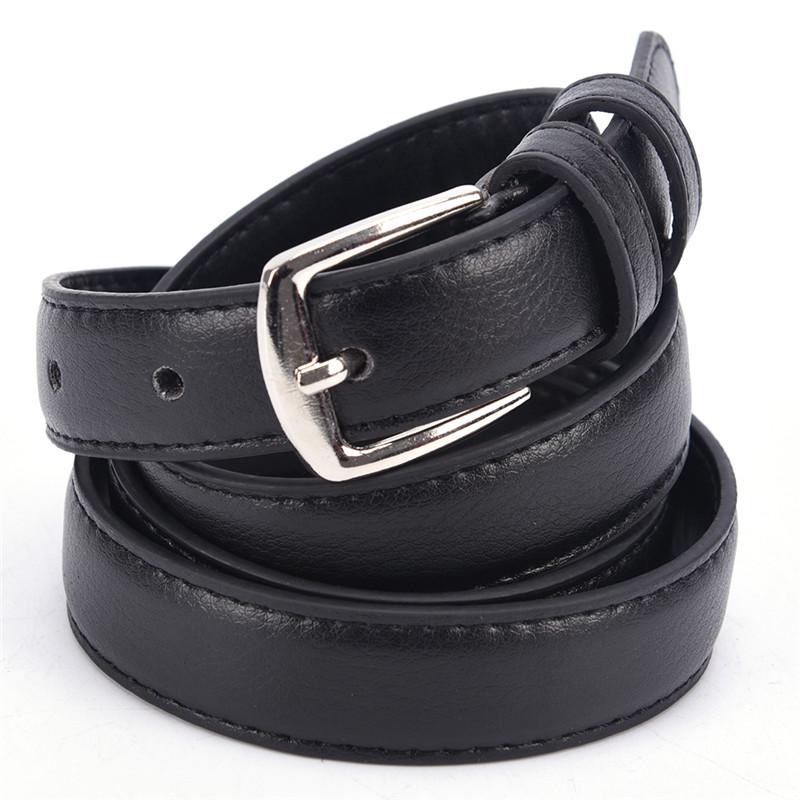 2017   Women Belts Leather Metal Pin Buckle Waist Belt Waistband