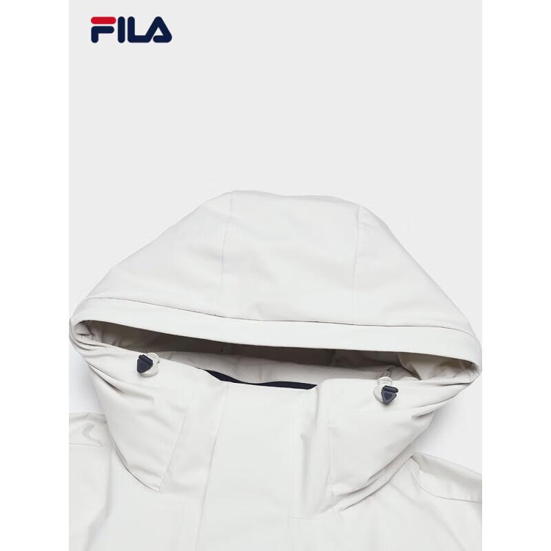 FILA Men's Mid-Length Hooded Parka Down Jacket