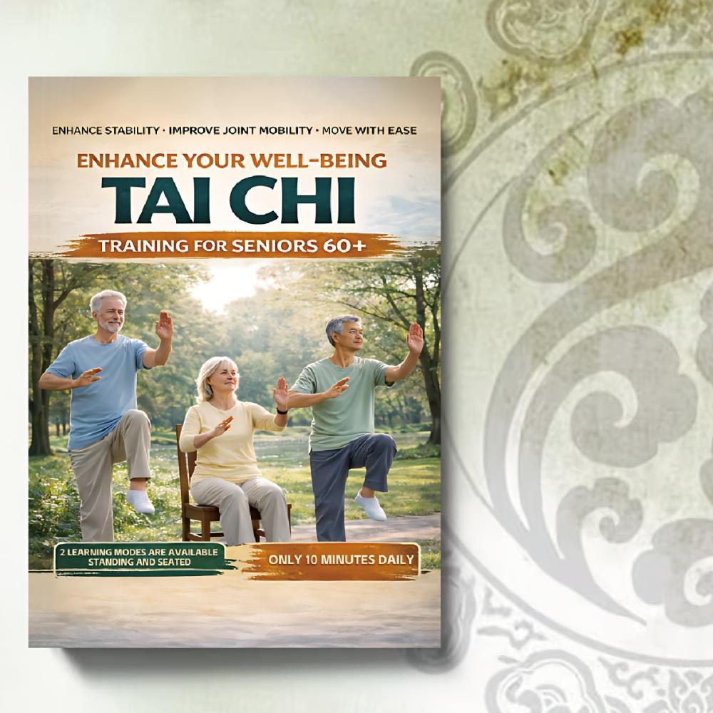 Gentle Tai Chi Exercise Guide for Seniors 10-Minute Daily Routine  Improve Balance & Joint Flexibility 4-Week Home Program 1book