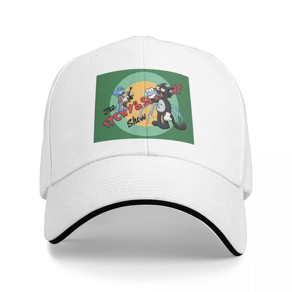 Unisex Baseballkappen The Itchy Scratchy Show Cartoon Animation Streetwear Sommer Sport Baseballkappen Hip Hop Kappe Casquette Hüte
