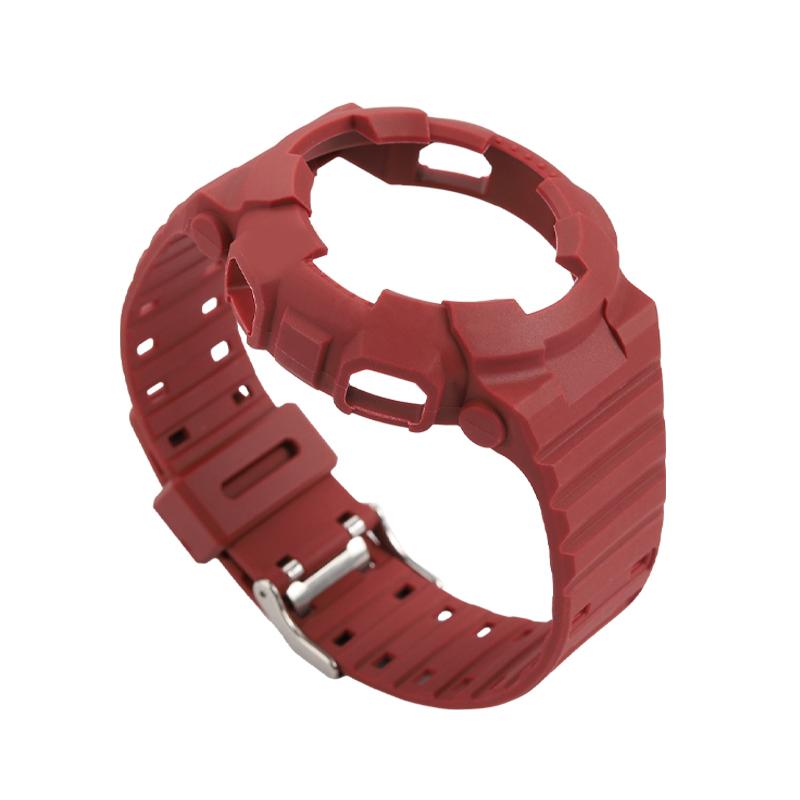 Silicone Watch Case Strap for Casio Watchband Bezel GA-100/110/120/140 GD-100/110/120 5081 5229 scrub/Transparent TPU Accessorie