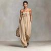 Solid Women Jumpsuits For Spring Summer Sleeveless Slash Neck Loose Fashion Streetwear Overalls Wide Leg Pants Trousers 2026