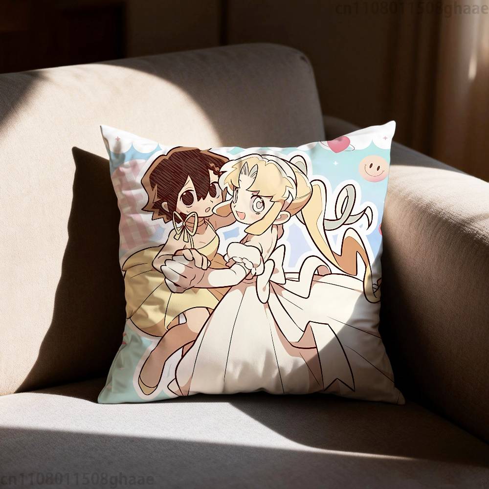 I Love Amy  AMY X BIBI Anime Pillowcase Casual Style Decoration Suitable for Home Decoration Excluding Pillow Core