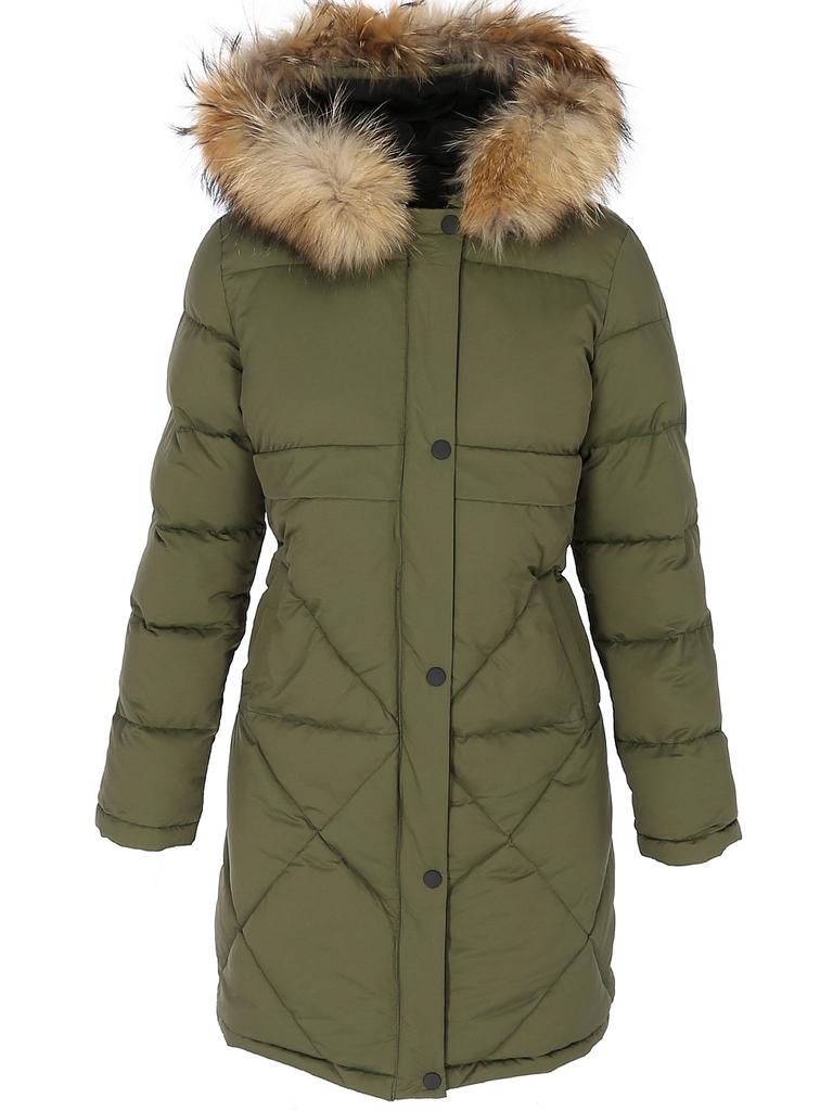 WOMEN' REVERSIBLE PARKA WITH HOOD