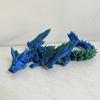 3D Printed Crystal Flying Dragon Movable Wing Toy Landscape Decoration