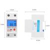 Single Phase Digital LCD Kwh Wattmeter Power Consumption Electric Din Rail