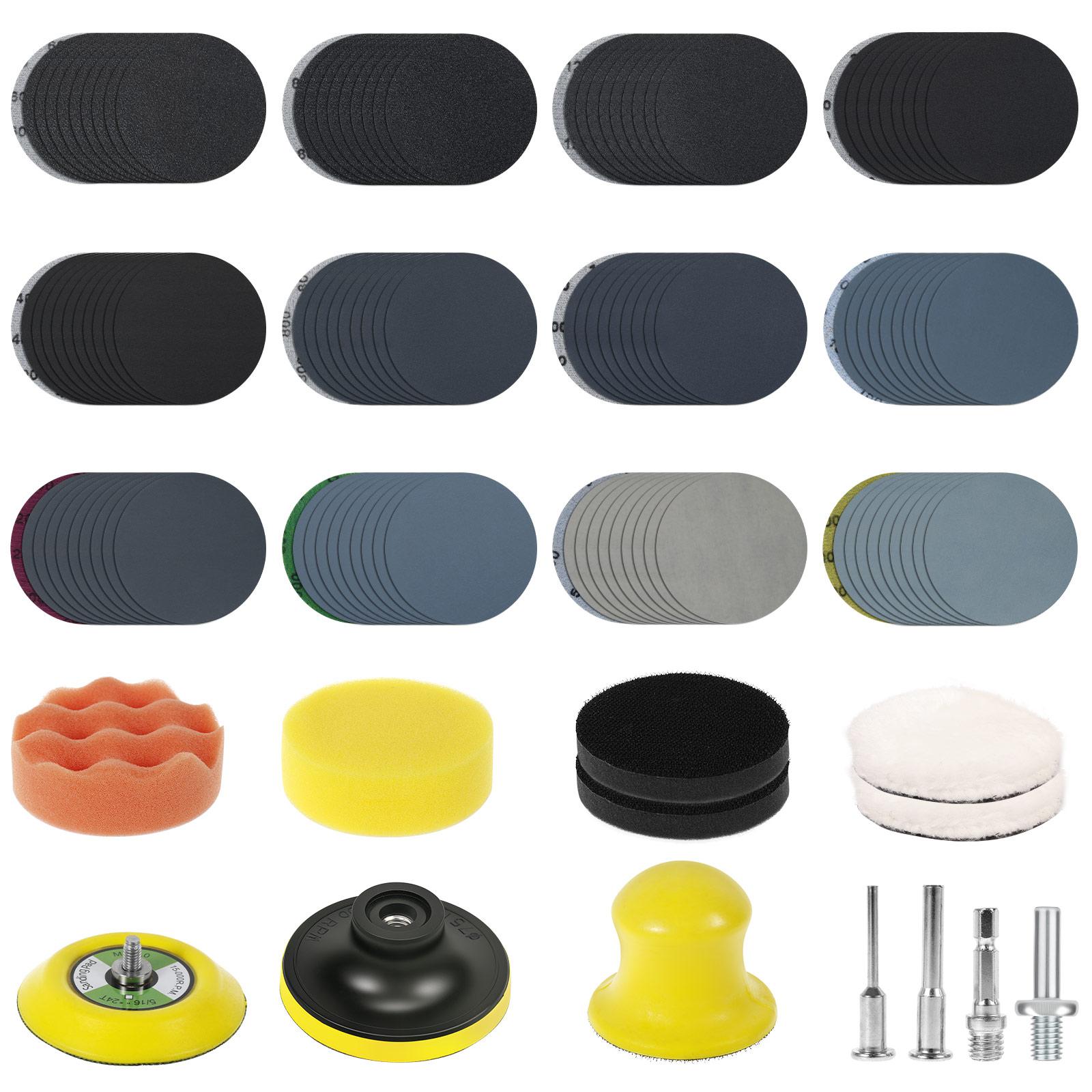 

Polishing Sponge Plate Set Imitation Plush Waxing Angle Grinding Cleaning Sponge Wheel Car Beauty Set Electric Drill Polishing