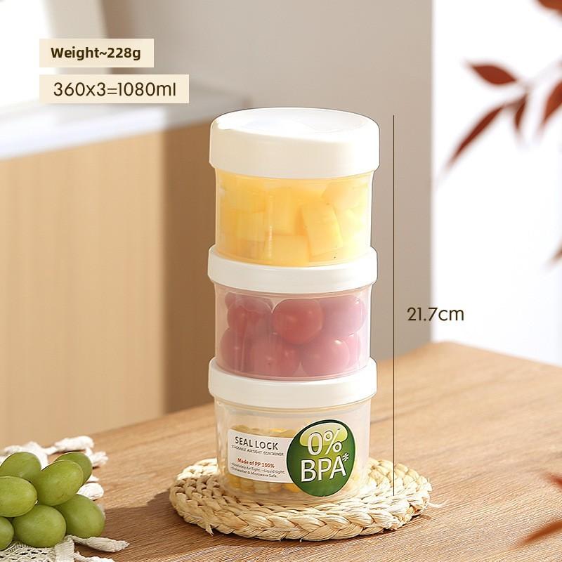 Portable Salad Bowl With Sealed Lid For Light Meals And Snacks