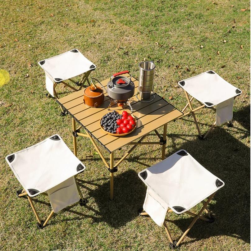 Venkovní přenosná skládací stolička Camping Skládací podnožka Turistika Pláž Cestování Piknik Rybářská sedačka Nástroje Ultralehký Piknik
