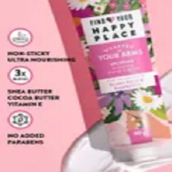 Find Your Happy Place Wrapped In Your Arms Scented Hand Cream Blush Rose 30gm