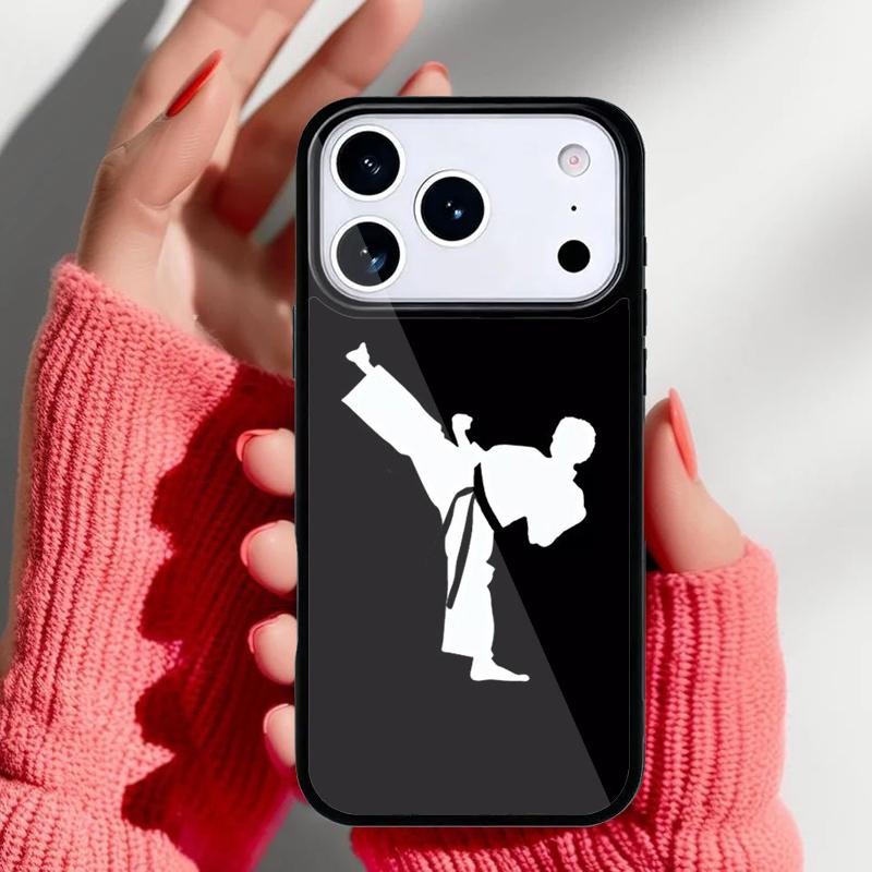 Kyokushin Karate Symbol Phone Case for iPhone 17 16 15 14 13 Pro Max Back Cover for 12 11 Pro Coque