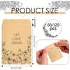 60/120 Pcs Seed Envelopes Bulk 2.36 X 3.15 Inch Seed Packets Envelopes Self Adhesive Small Paper Coin Envelopes Resealable Seed.
