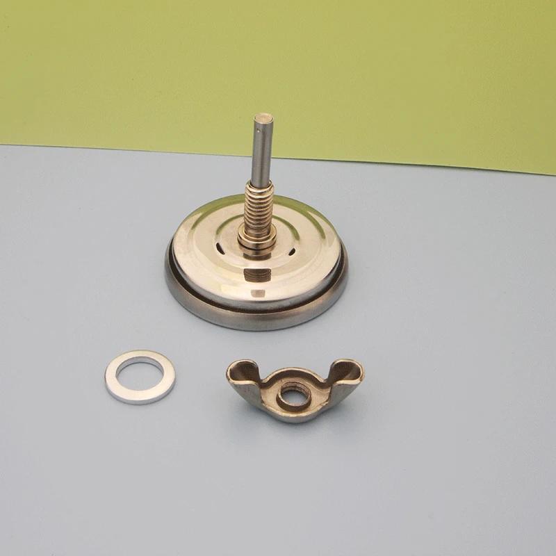 Küchen Kochthermometer Edelstahl BBQ Grillthermometer für Ofen BBQ Grill mit Sonde Hitze Barbecue 52mm 10℃-400℃