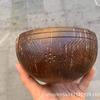 Natural Coconut Bowl Set: Coconut Shell Bowl with Coconut Wood Spoon and Fork for Fruit, Smoothies, and Salads
