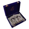 ®–Plated Laxmi Ganesh Idol- Gift for Diwali, Housewarming,Wedding- Home & Pooja Room Décor Silver
