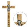 Crucifix Ornament Wood Blessing Gift For Children Easter Baptisms Or Birthday Present Safe and Friendly