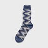 [Select Color 3-Pack][8 Colors] work#23 / Jacquard Pattern Color Block Fashion Socks
