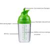News Kitchen Gadget Leakproof Salad Dressing Shaker 200ml Bottle 2025 with Scales Mixer Universal Easy Grips 5.5x17cm Good
