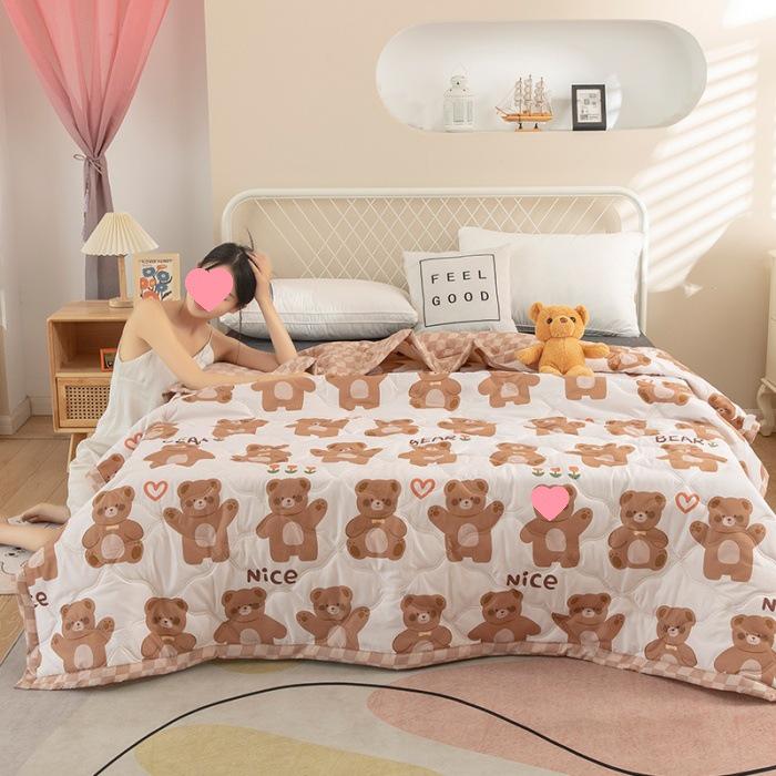 2025 Aloe Cotton Antibacterial Summer Quilt - Breathable, Silky Cool & Machine Washable