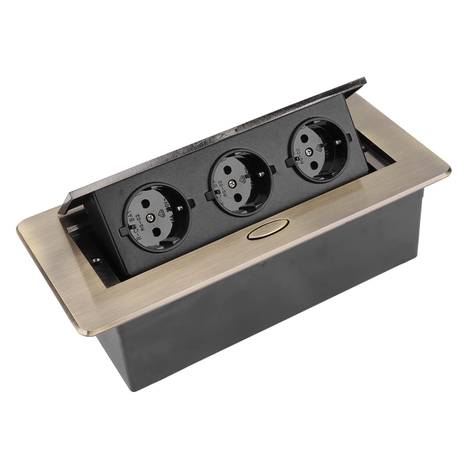 

Сетевой фильтр бронзовый скрытый хорошо герметичный настольный соединительный блок для конференц-зала