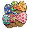 Creative Colorful Easter Egg Bags Heart Cute Gift Packaging Box with Handles Flower Candy Snacks Present Bags