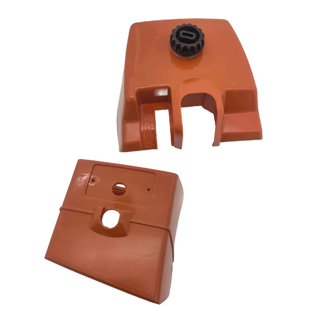 1128 080 1616 Top Cylinder Cover & 1128 140 1001 Air Filter Set For 046 MS460 Chainsaw Garden Power Tools Replacement Cover