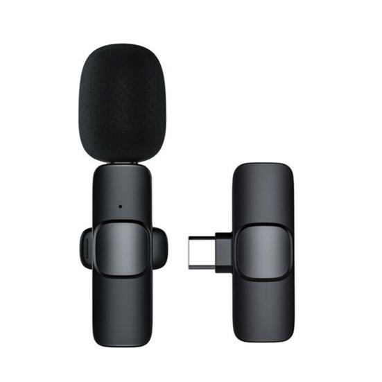 

Беспроводной микрофон K9 Высокая чувствительность Шумоподавление Черный Беспроводной петличный микрофон для мобильного телефона для прямой трансляции 1