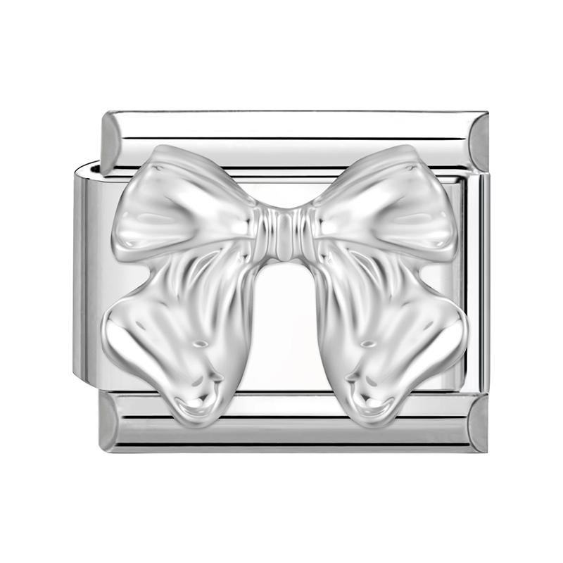 Y2K Heart Bow Knot Star Moon Butterfly Zircon Daisy Cross Italian Charm Links Fit 9mm Stainless Steel Bracelet DIY Making Gifts