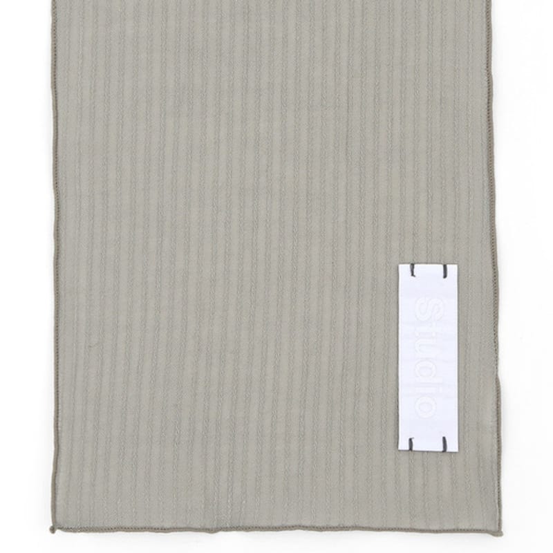 UNDERCONTROL STUDIO THIN SCARF / LAYER STRIPE / G GREY