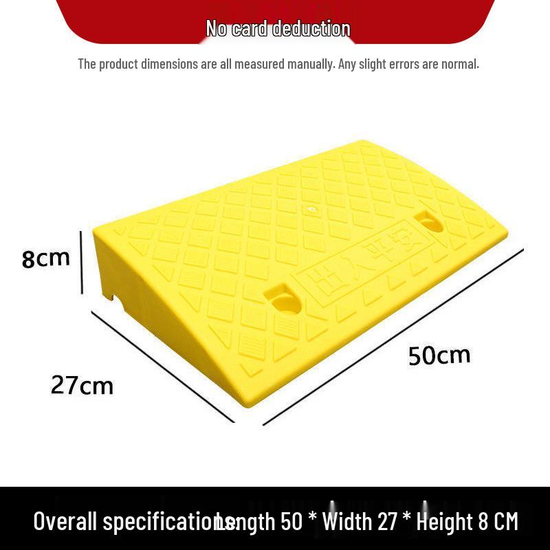 Plastic Uphill Ramp & Curb Speed Bump Pad