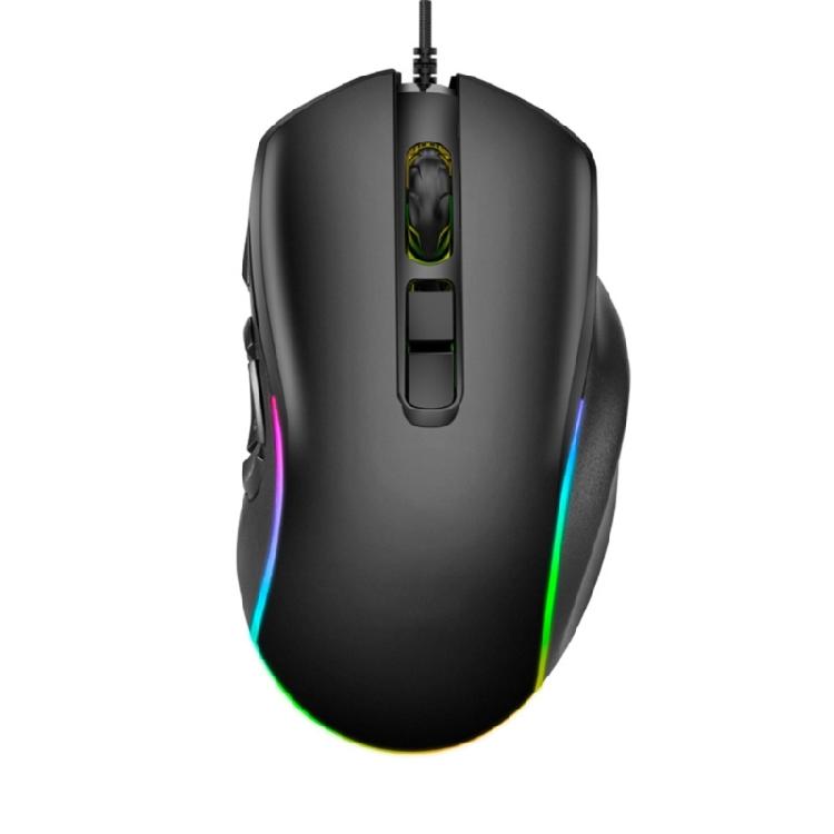 

Wire Opticals Mouse 6400DPI Sensitivity Ergonomic Shape 10 Customizable Button for Intense Gaming Daily Productivity 1