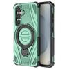 For Samsung Galaxy S26+ Magnetic Case Rotating Kickstand TPU PC Shockproof Phone Back Cover