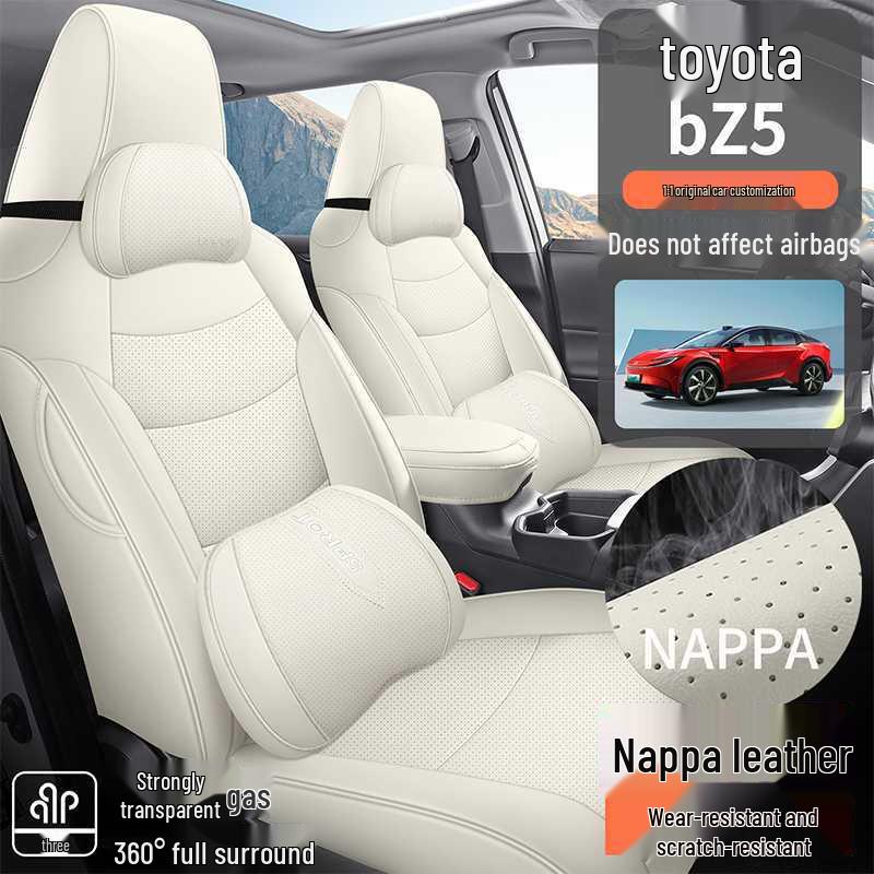 2025 Toyota bz5 Full Coverage Perforated Leather Seat Cover - Universal Four Seasons Cushion