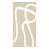 Boho Abstrakt Matisse Beige Weiß Linie Wandkunst Poster Minimalistische Leinwandgemälde Druck Bild für Wohnzimmer Interieur Zuhause