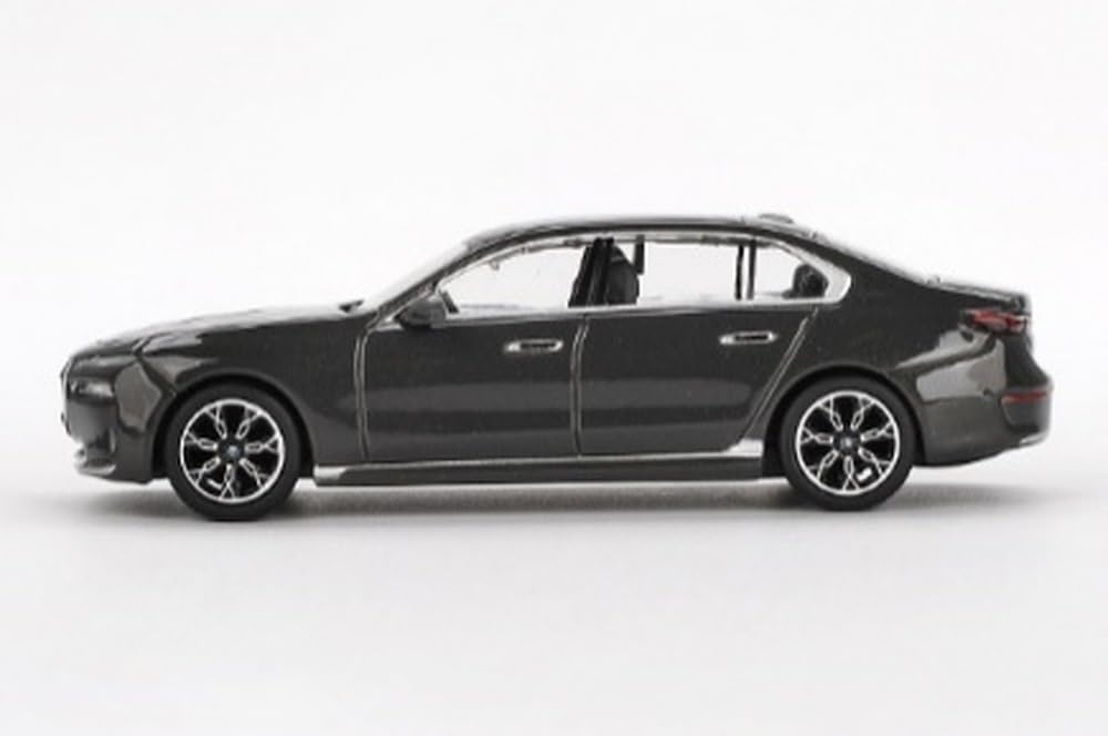 MINI GT scale BMW i7 xDrive60 Dravid Gray Finished Product 1/64 (Left-hand drive)