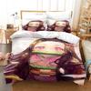 Anime Demon Slayer Bedding Set Nezuko Kamado Duvet Cover Comforter Bed Linen Single Twin Full Queen Size 3d Kids Girl Boys Gift