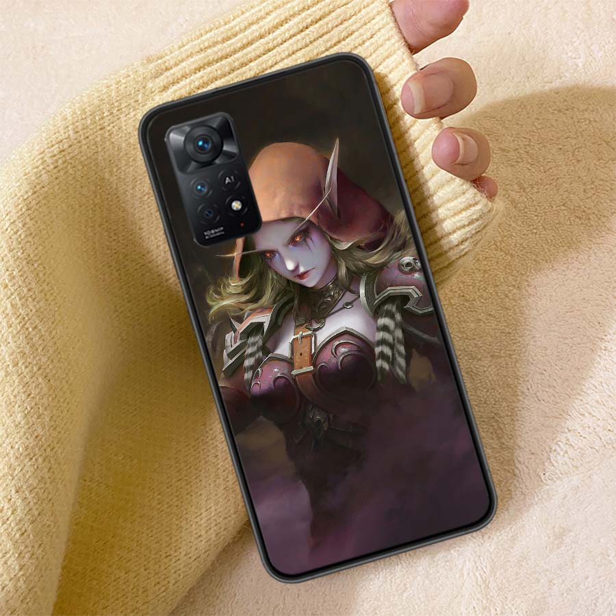 W-World Of W-Warcraft Elf Phone Case For Redmi Note 13 14 15 Pro Plus 12 13C 12C 15C 9 10 10C 9T 9C 9A TPU Soft Cover Clear Cell